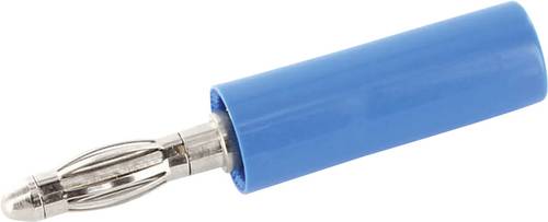 Econ Connect BS4BLE Laborstecker Stecker, gerade Stift-Ø: 4mm Blau 1St.