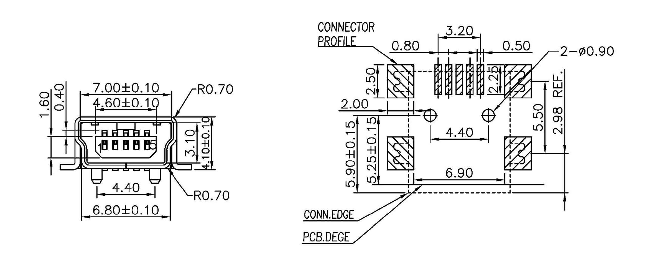 Econ Connect Kontaktbuchse Buchse, Einbau horizontal MUB1B5SMD 1 Port MUB1B5SMD Inhalt