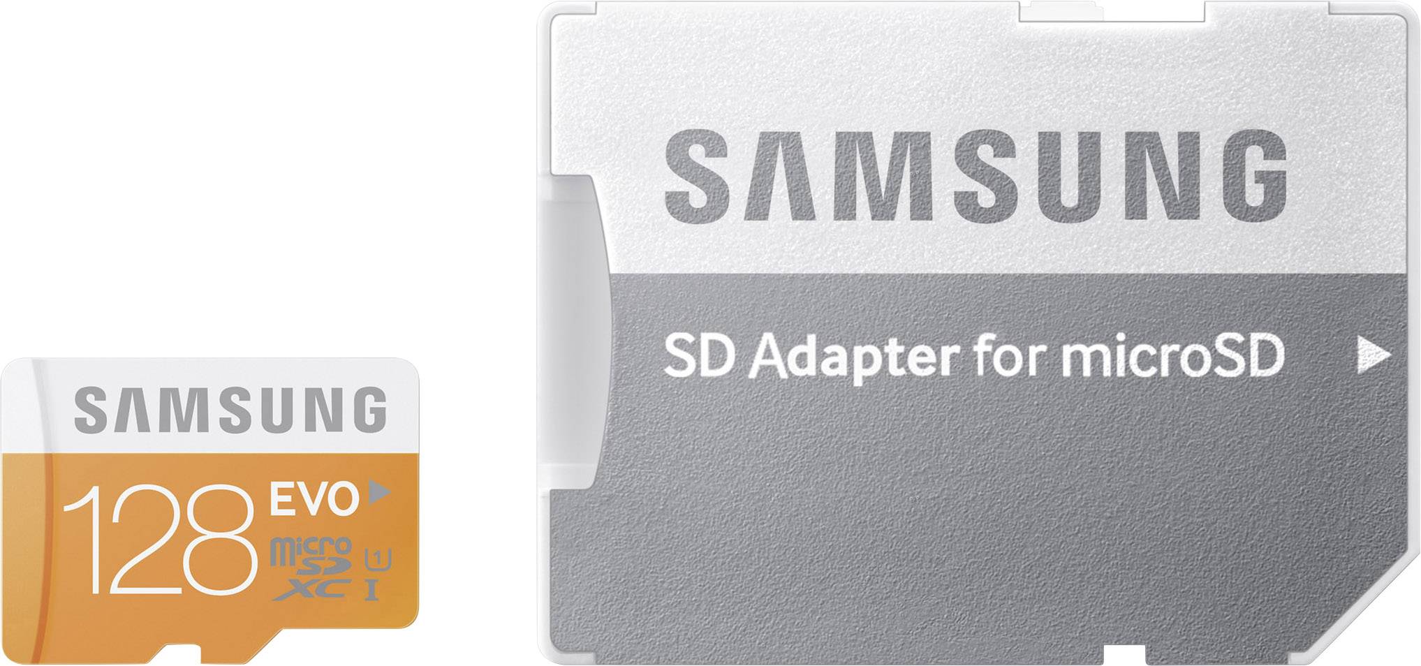 Samsung Evo microSDXC-Karte 128 GB Class 10, UHS-I inkl. SD-Adapter