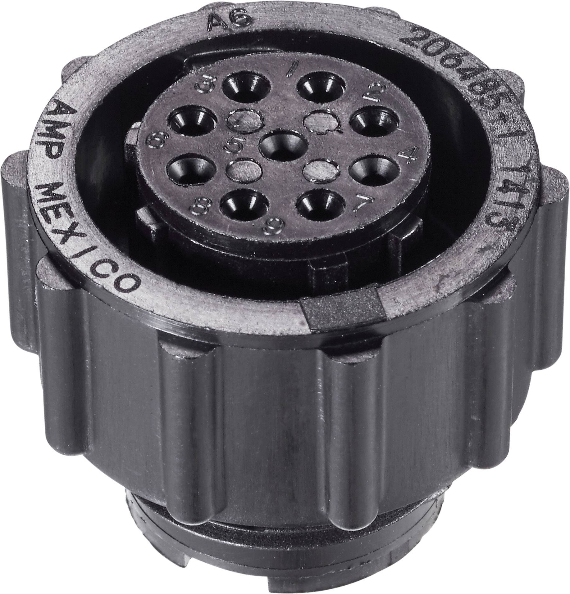 TE Connectivity 206485-1 Rundstecker Stecker, gerade Gesamtpolzahl: 9 Serie (Rundsteckverbinder): CPC 1St.