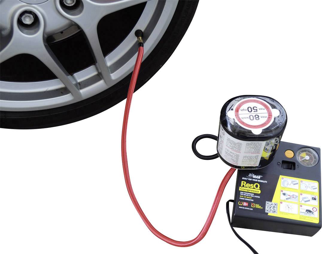 Airman 71-051-011 ResQ Tech Integrated Tire Repair Kit Reifen-Pannen Set 1St.