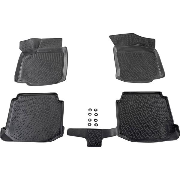 DINO 136031 Fußmatte (fahrzeugspezifisch) Passend für: Hyundai TPE (Geruchneutrales Spezialgummigemisch) Schwarz