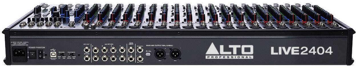 ALTO Live 2404 Konsolen-Mischpult Anzahl Kanäle:24 USB-Anschluss