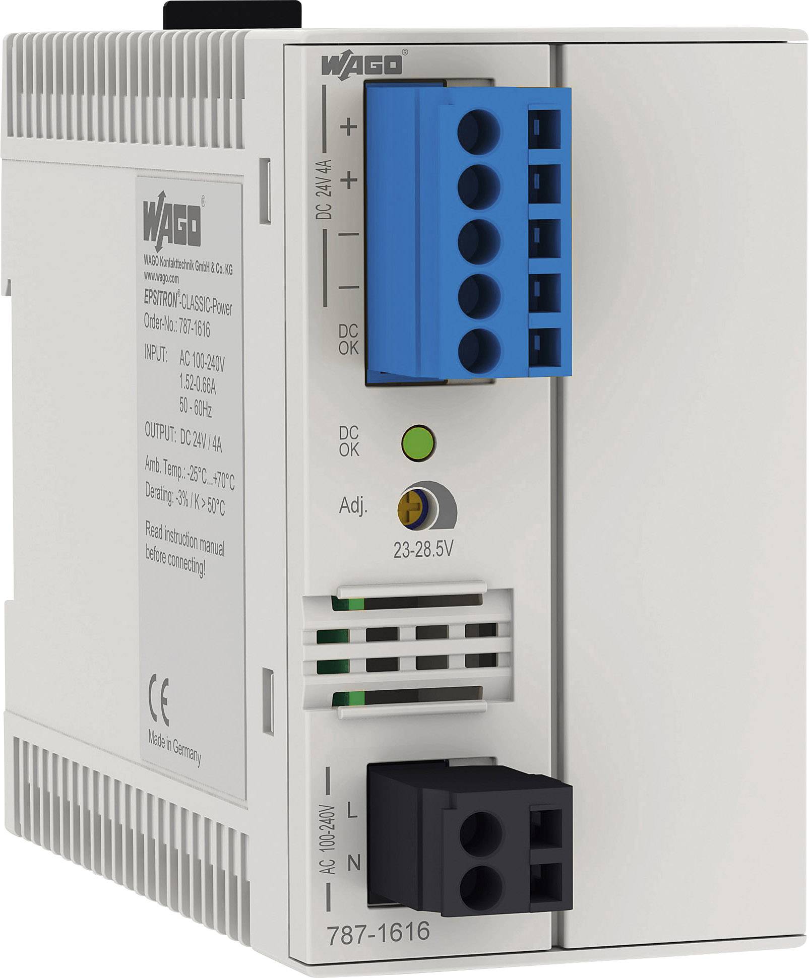 Hutschienen-Netzteil (DIN-Rail) WAGO Kontakttechnik GmbH 28.5 V/DC 4.2 A 120 W 1 x