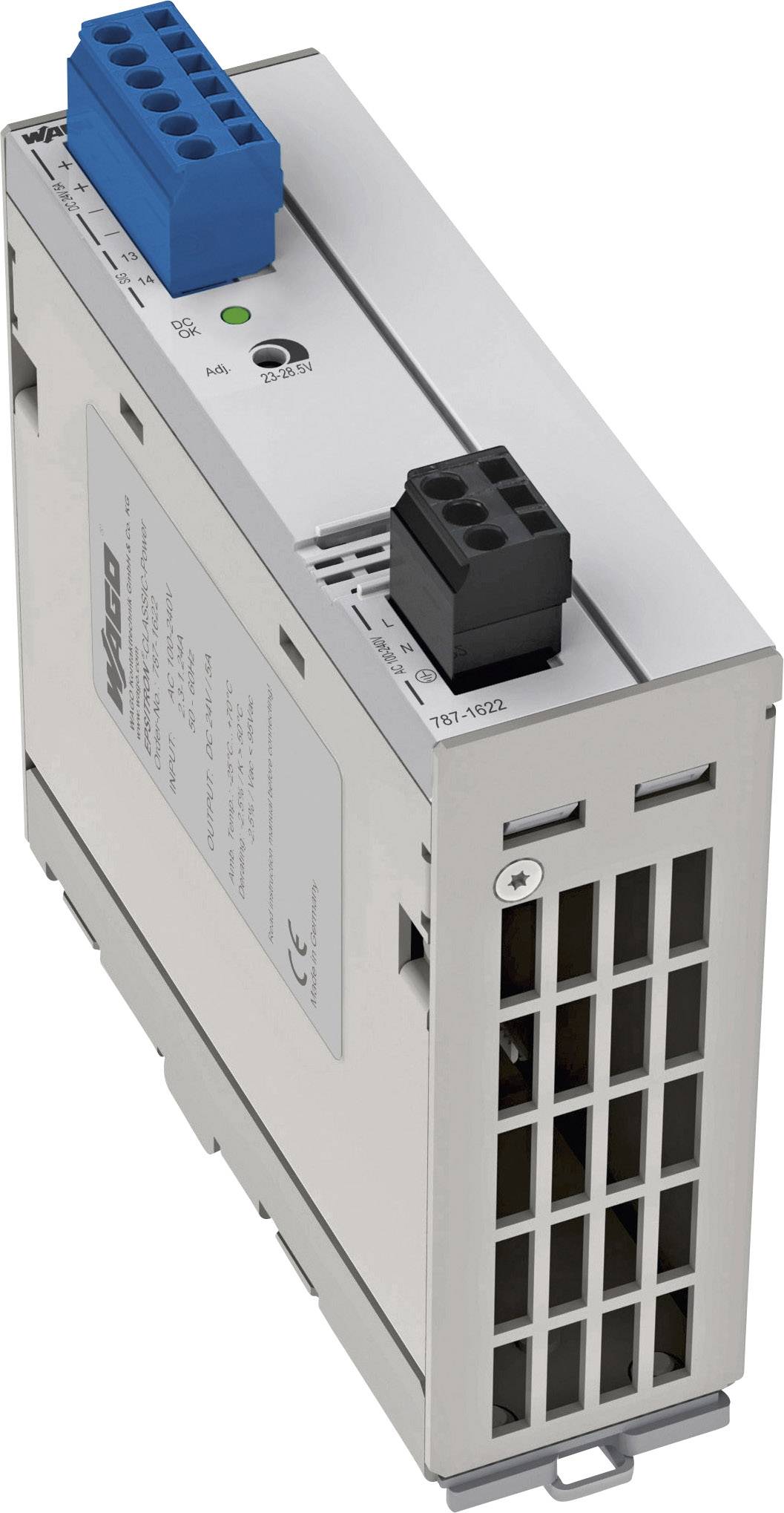 WAGO 787-1622 Hutschienen-Netzteil (DIN-Rail) 24 V/DC 5 A 142 W Anzahl Ausgänge:1 x Inhalt 1 St.