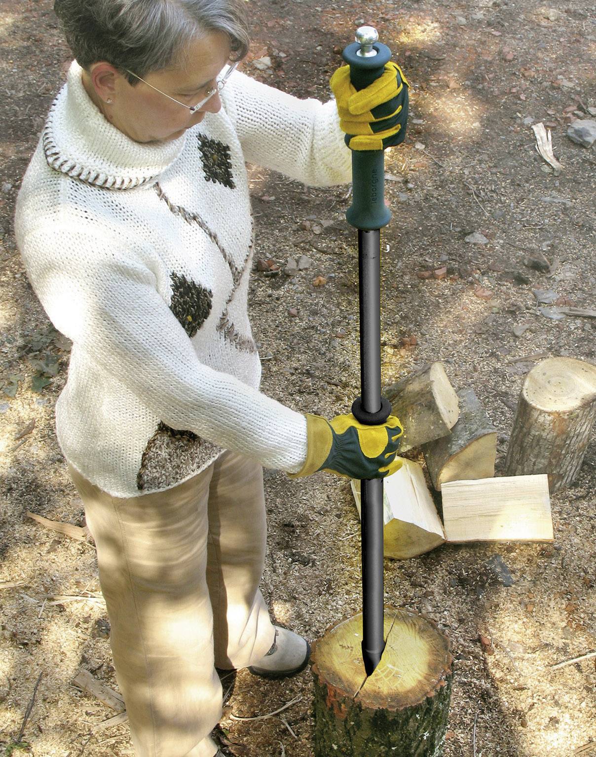 Fiskars 121100 Hand-Holzspalter 980 mm 5700 g