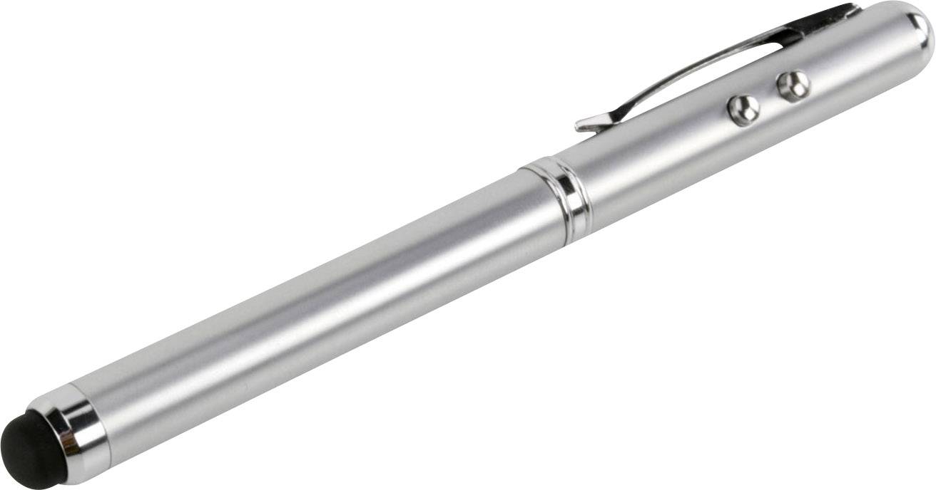 Ansmann   Taschenlampe batteriebetrieben LED  Aluminium, Silber