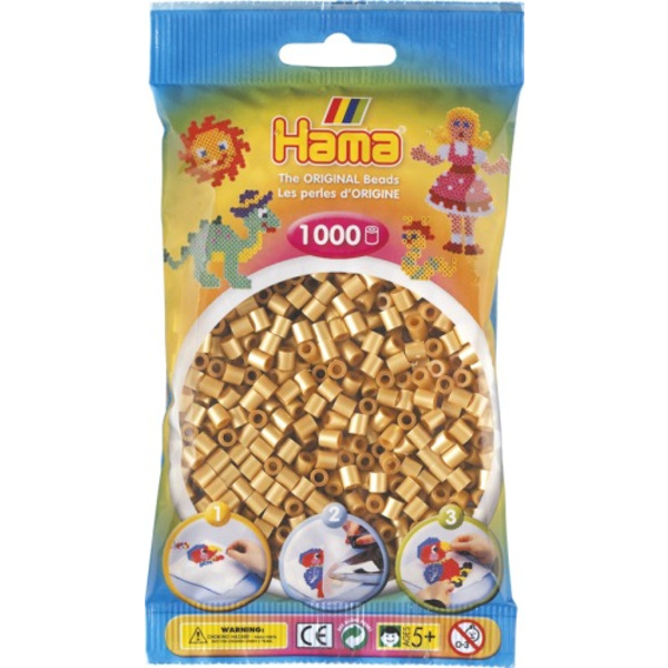 HAMA Bügelperlen Midi - Gold 1000 Perlen 207-61