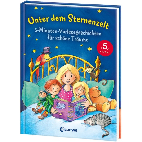 Loewe Verlag Loewe Unter dem Sternenzelt, 3-Min.-Vorlesegesch.Träume 8172 1St.