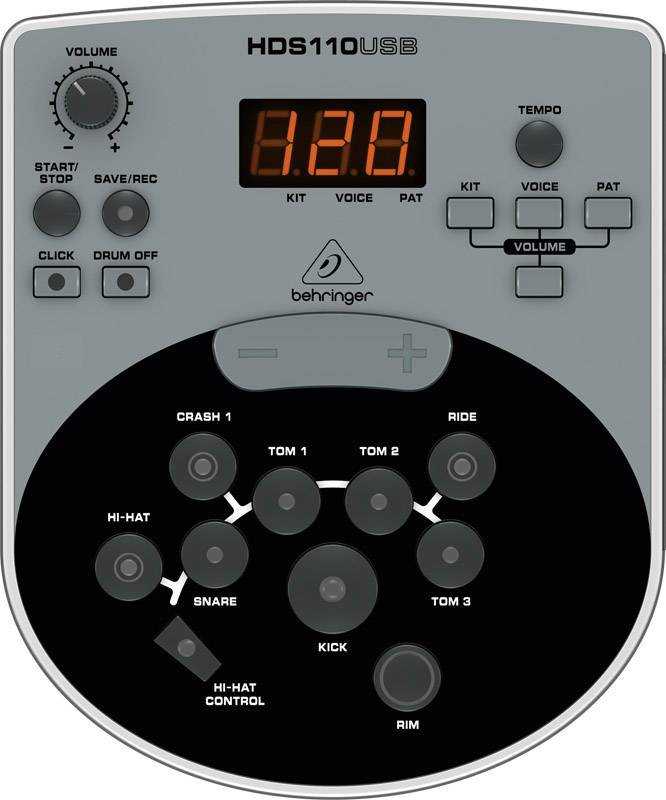 Behringer XD8USB E-Drum Silber inkl. Drumsticks