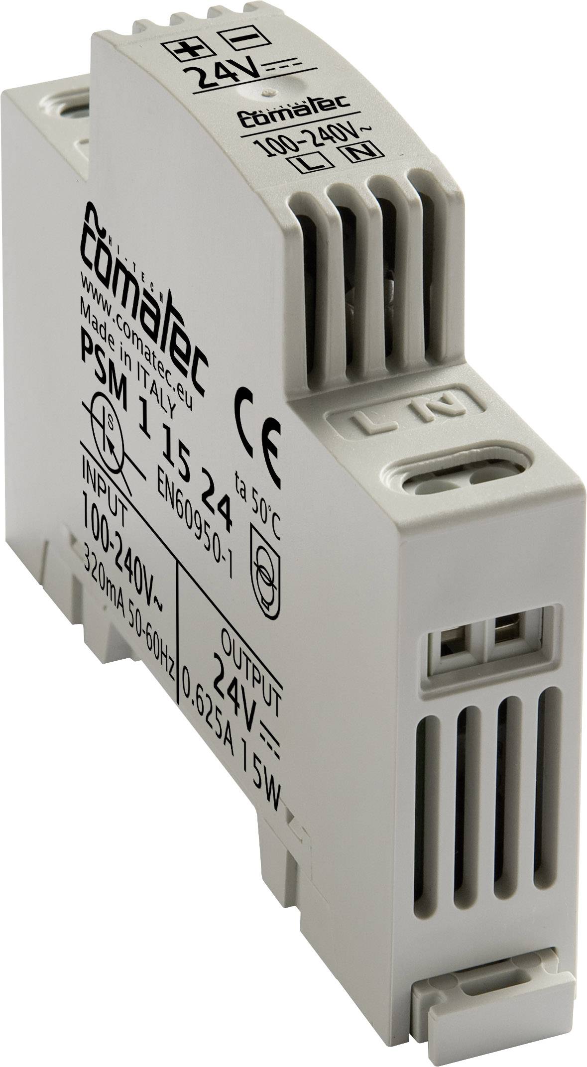 Comatec PSM1/15.24 Hutschienen-Netzteil (DIN-Rail) 24 V/DC 0.625 A 15 W Inhalt 1 St.
