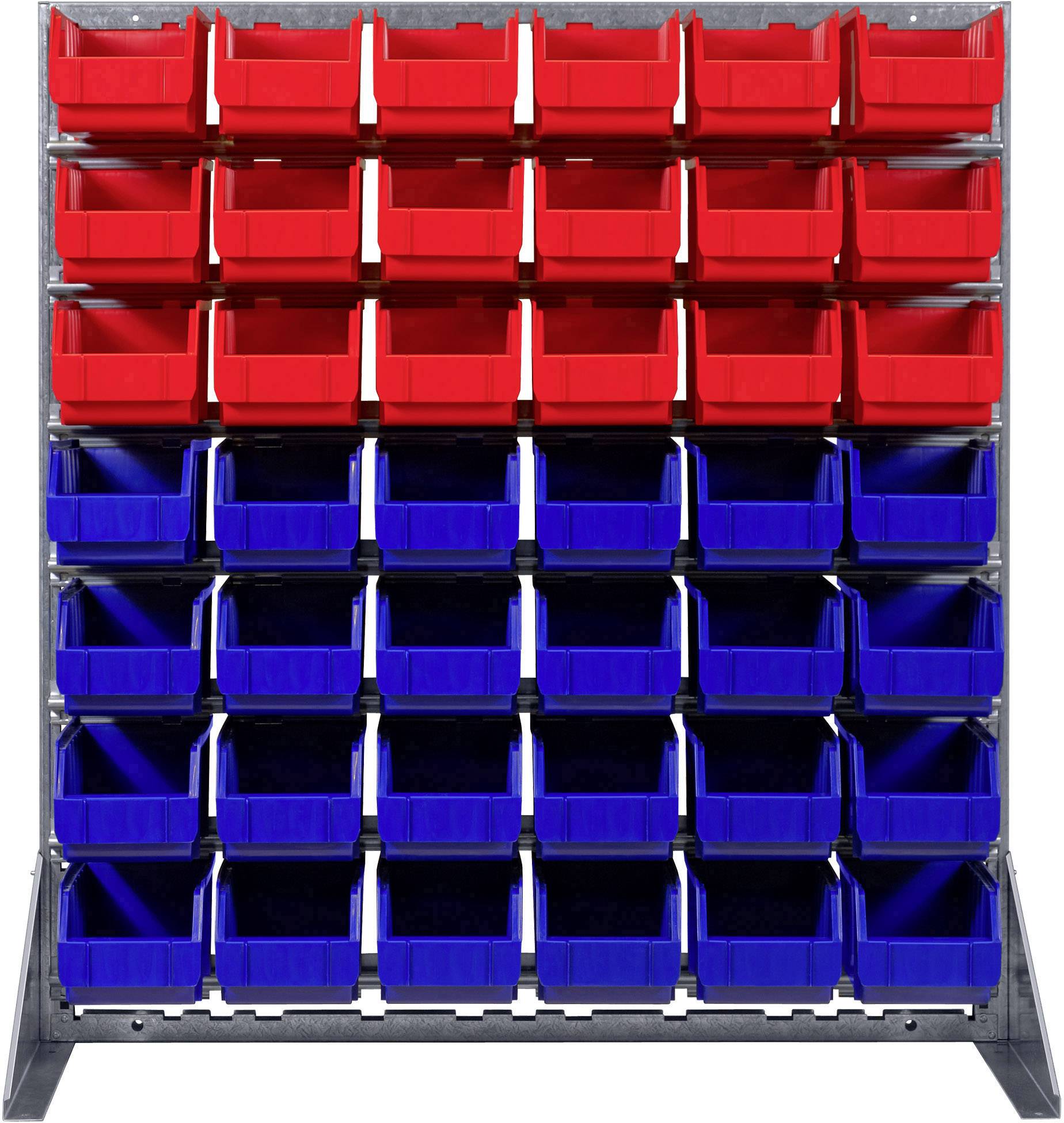 SWG 4009146024488 Wandpaneel inkl. Lagerfixkästen Blau, Rot 1St.