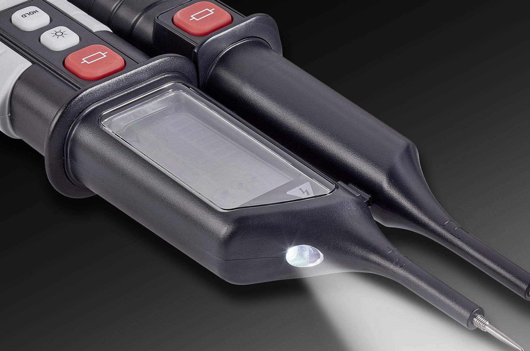 VOLTCRAFT VC 64 Zweipoliger Spannungsprüfer CAT III 1000 V, CAT IV 600V Akustik, LED, LCD