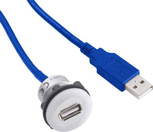 TRU Components USB-12 USB-Einbaubuchse 3.0 Buchse, Einbau Inhalt: 1 St.