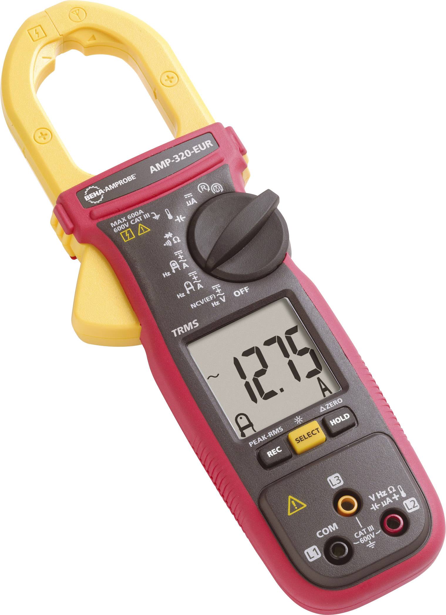 Beha Amprobe AMP-320-EUR Stromzange, Hand-Multimeter digital CAT III 600V Anzeige (Counts): 6000