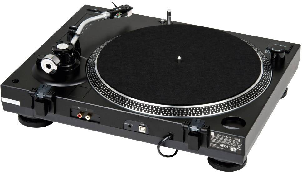 Dual DTJ 301.2 USB-Plattenspieler Direktantrieb Schwarz