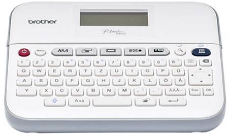 Brother P-Touch D400VP Beschriftungsgerät Geeignet für Schriftband: TZe 3.5 mm, 6 mm, 9 mm, 12 mm, 18 mm