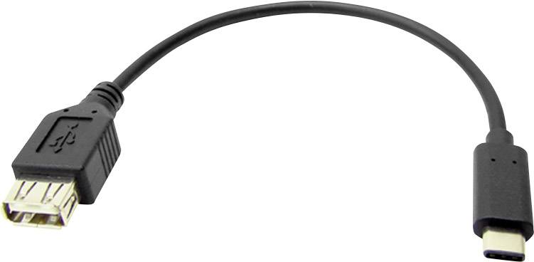 Goobay USB 3.2 Gen 1 (USB 3.0) Adapter [1x USB-C® Stecker - 1x USB 3.2 Gen 1 Buchse A (USB 3.0)] 67894 20.00 cm