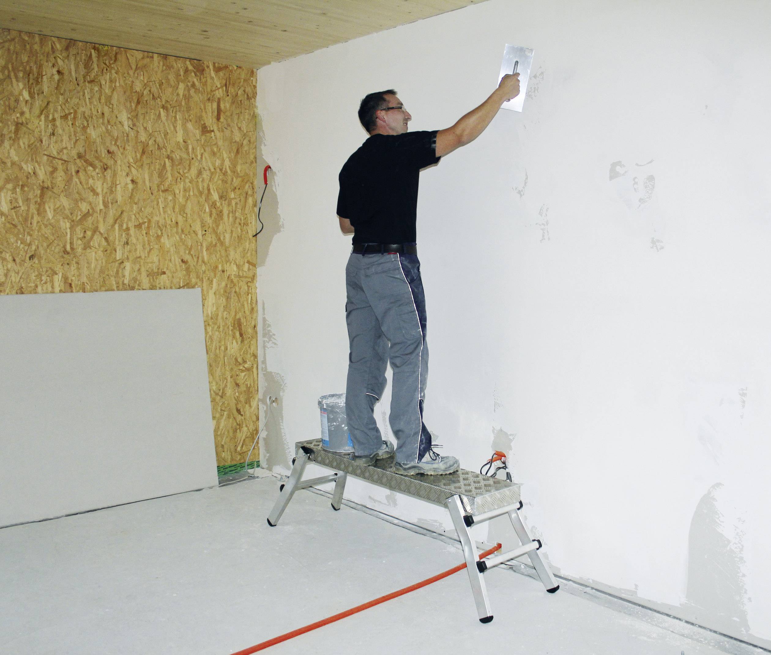 Günzburger Steigtechnik MUNK 30404 Aluminium Arbeitsplattform Arbeitshöhe (max.): 2.5m Silber 7.5kg