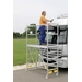 MUNK Günzburger Steigtechnik 115701 Aluminium Gerüst klappbar, fahrbar Arbeitshöhe (max.): 3.6 m Silber 68 kg MUNK Günzburger Steigtechnik 115701 Aluminium Gerüst klappbar, fahrbar Arbeitshöhe (max.): 3.6 m Silber 68 kg