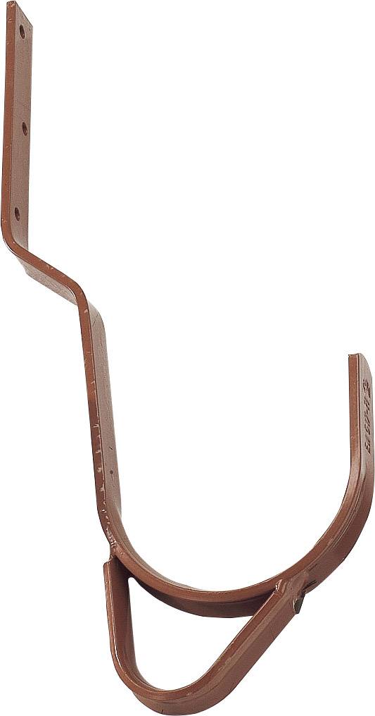 Metallhaken mit gebogenem Design, an Wand zu montieren. Geeignet zum Halten oder Aufhängen von Gegenständen.