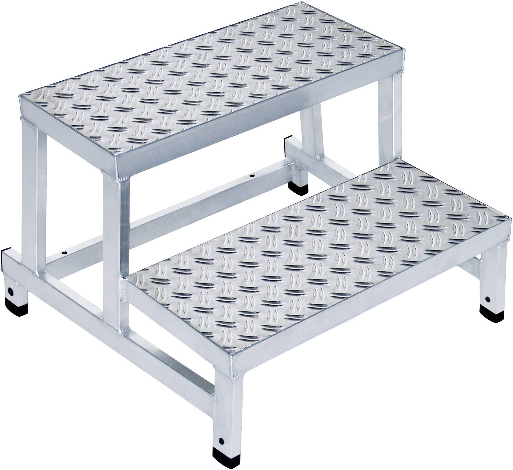 Günzburger Steigtechnik MUNK 50410 Aluminium Treppe Arbeitshöhe (max.): 2.4m Silber 5.3kg