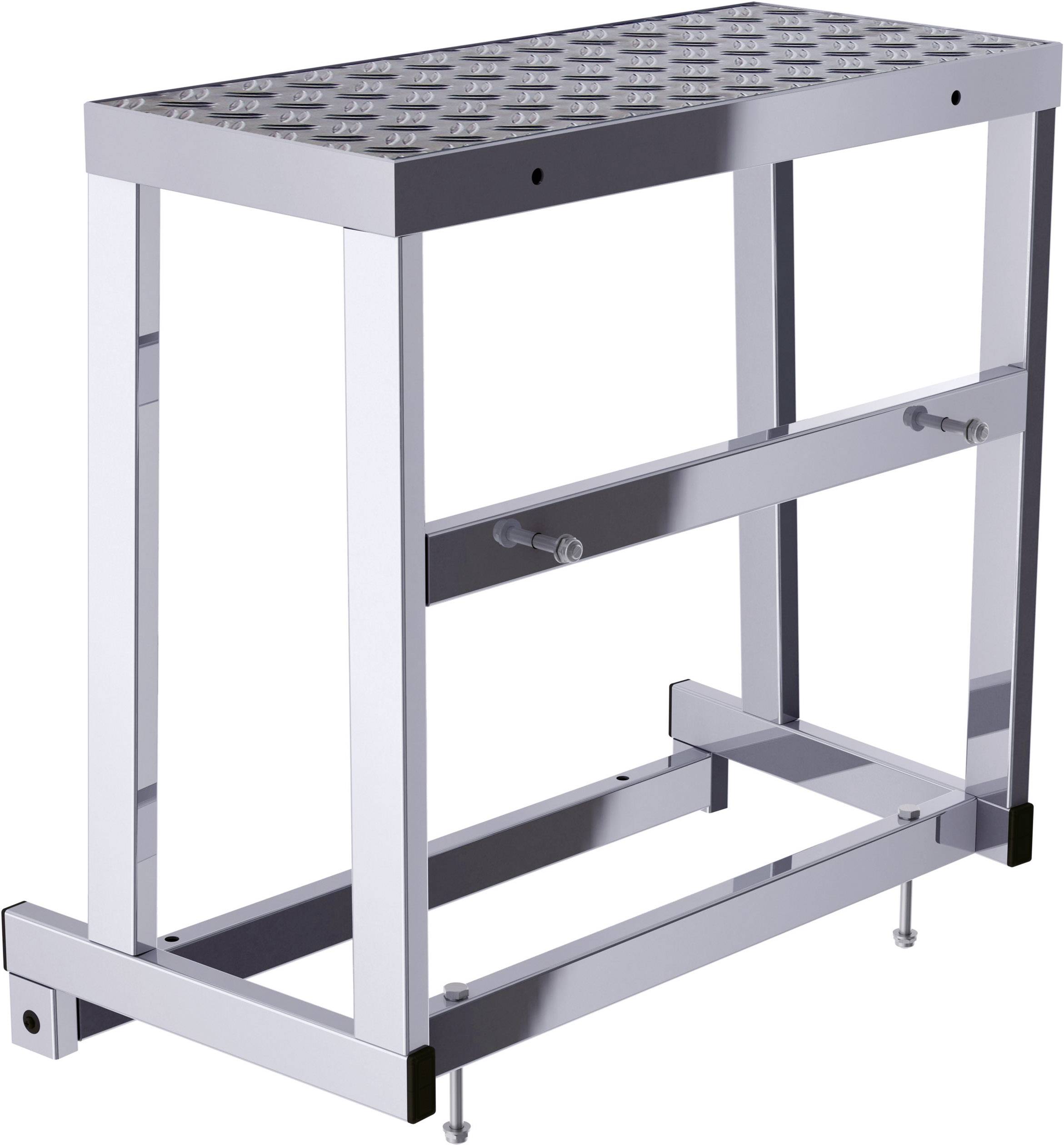 Günzburger Steigtechnik MUNK 50412 Aluminium Treppe Erweiterunsmodul Arbeitshöhe (max.): 2.6m Silber 4.2kg