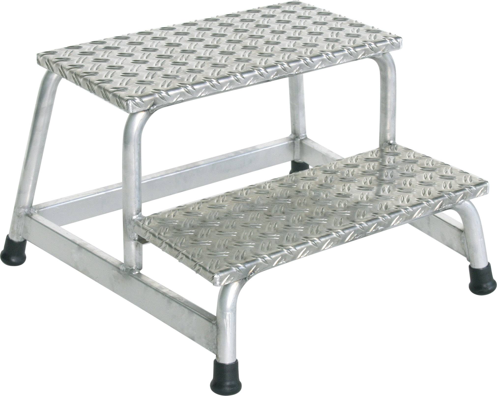 Günzburger Steigtechnik MUNK 50008 Aluminium Treppe Arbeitshöhe (max.): 2.4m Silber 5.5kg