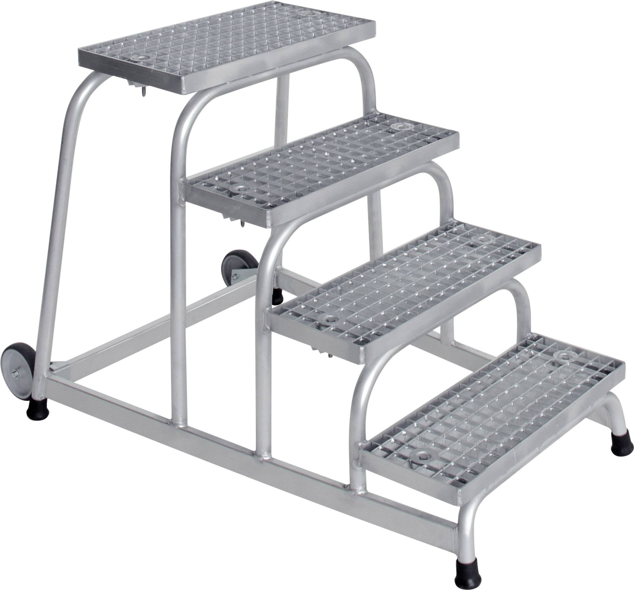 Günzburger Steigtechnik MUNK 51020 Aluminium Treppe Arbeitshöhe (max.): 2.8m Silber 16kg
