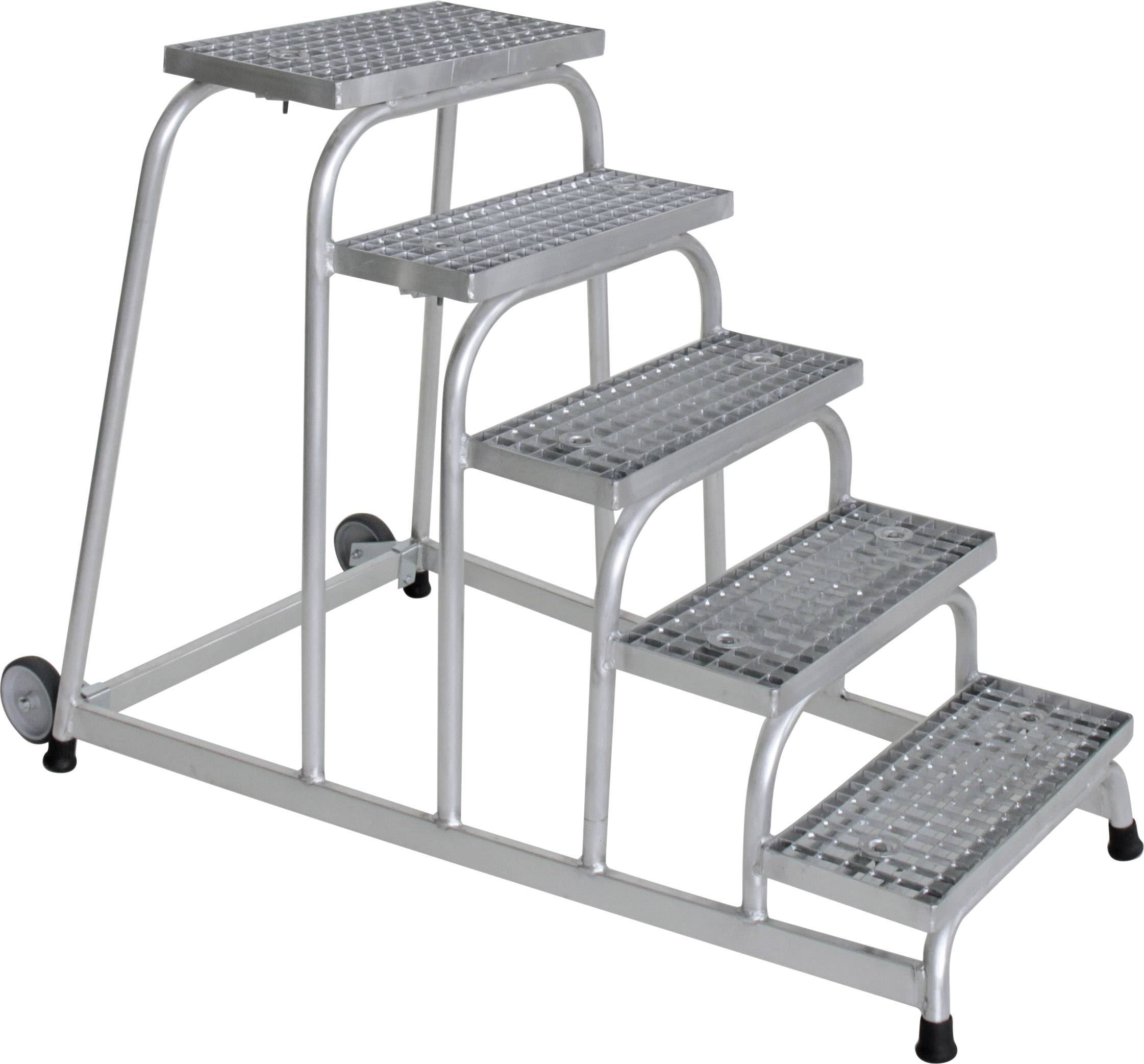 Günzburger Steigtechnik MUNK 51021 Aluminium Treppe Arbeitshöhe (max.): 3m Silber 18kg