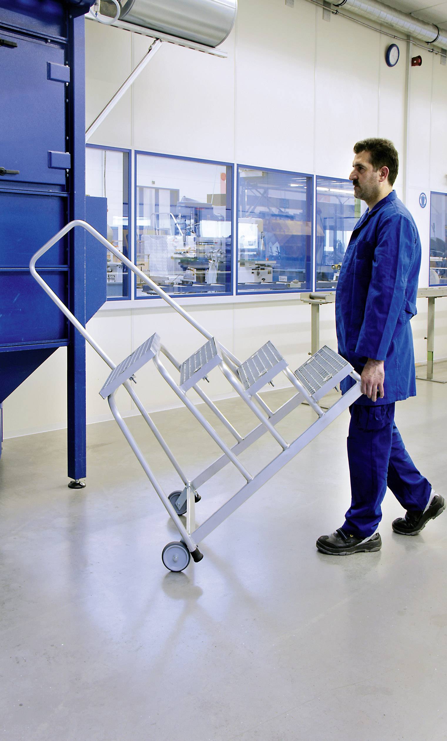Günzburger Steigtechnik MUNK 51024 Aluminium Treppe Arbeitshöhe (max.): 2.8m Silber 18kg