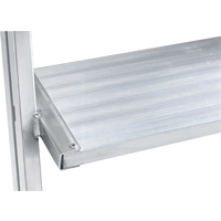 Günzburger Steigtechnik MUNK 50105 Aluminium Podestleiter Arbeitshöhe (max.): 3.2m Silber 35kg Günzburger Steigtechnik MUNK 50105 Aluminium Podestleiter Arbeitshöhe (max.): 3.2m Silber 35kg