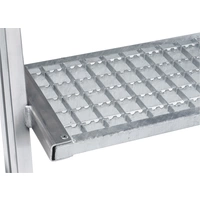Günzburger Steigtechnik MUNK 51203 Aluminium Podestleiter Arbeitshöhe (max.): 2.7m Silber 40kg Günzburger Steigtechnik MUNK 51203 Aluminium Podestleiter Arbeitshöhe (max.): 2.7m Silber 40kg