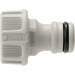 Raccord de robinet GARDENA 18200-50 plastique 18,7 mm (1/2") (filet int.), raccord enfichable