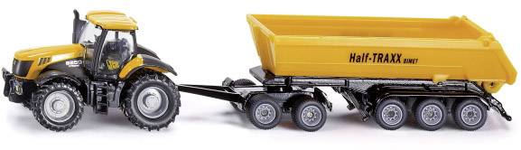 SIKU Spielwaren JCB Traktor mit Dolly Fertigmodell Landwirtschafts Modell