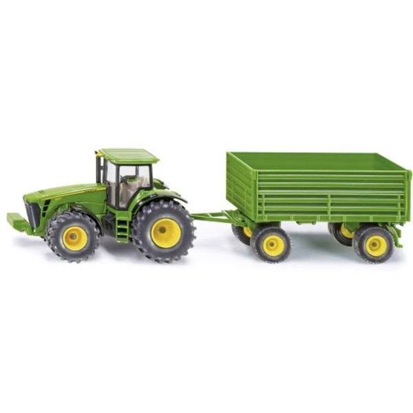 SIKU Spielwaren Traktor mit Anhänger Fertigmodell Landwirtschafts Modell