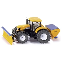SIKU Spielwaren Traktor mit Räumschild und Salzstreuer Fertigmodell Landwirtschafts Modell SIKU Spielwaren Traktor mit Räumschild und Salzstreuer Fertigmodell Landwirtschafts Modell