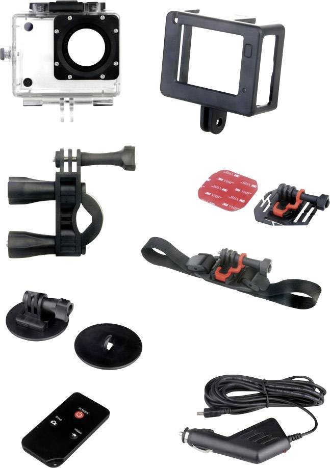 Easypix GoXtreme WiFi View Action Cam Full-HD, Staubgeschützt, Stoßfest, Wasserfest