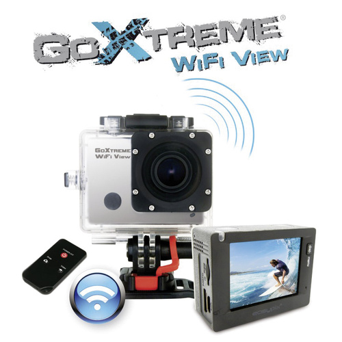 Easypix GoXtreme WiFi View Action Cam Full-HD, Staubgeschützt, Stoßfest, Wasserfest