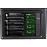 Varta LCD Smart-Charger Rundzellen-Ladegerät inkl. Akkus NiMH Micro (AAA), Mignon (AA) Varta LCD Smart-Charger Rundzellen-Ladegerät inkl. Akkus NiMH Micro (AAA), Mignon (AA)