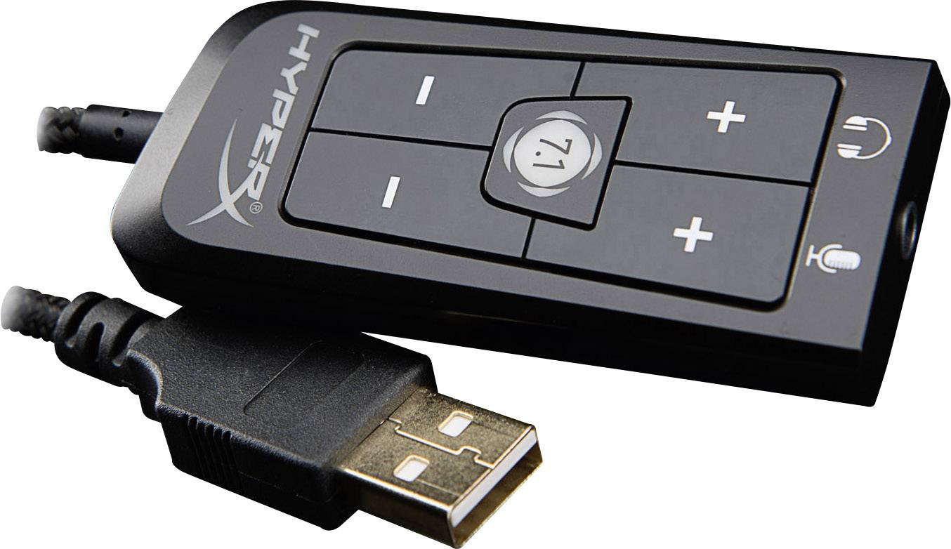 HyperX Cloud II Gaming Over Ear Headset kabelgebunden 7.1 Surround Rot Noise Cancelling Lautstärkeregelung