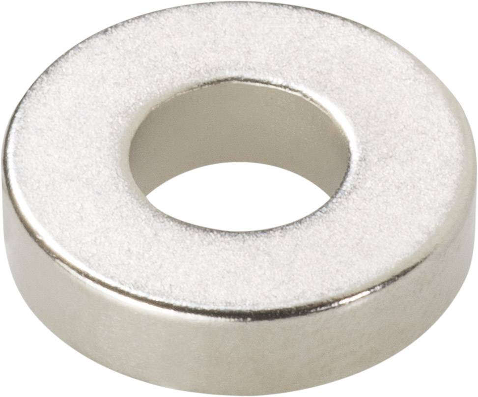 TERRAMAG® S-35/150 Permanent-Magnet Ring (Ø x H) 16.5mm x 4mm NdFeB 1.22 T 1.17 T (min) Grenztemperatur (max.): 150°C