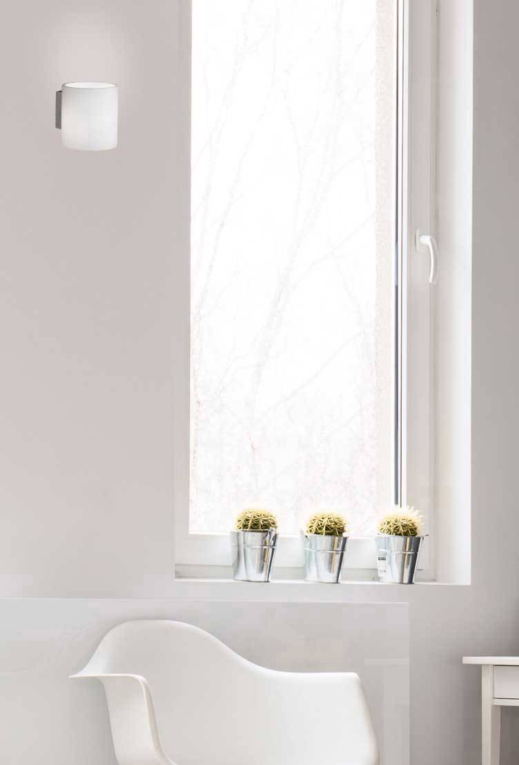 WOFI Aquaba 4451.01.64.0000 Wandleuchte G9 EEK: F (A - G) 33W Halogen Weiß, Nickel (matt)