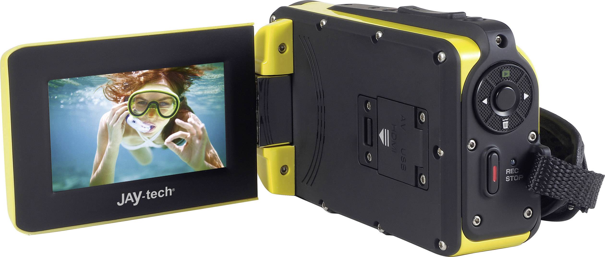 JayTech WHDV-5000 Camcorder 6.9cm 2.7 Zoll 12 Mio. Pixel Gelb