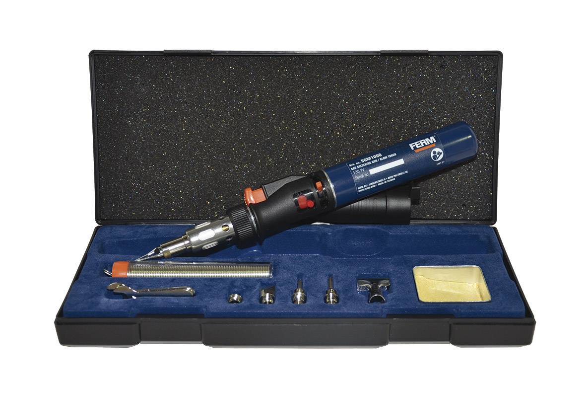 Ferm SGM1006 Gaslötkolben 400°C 35 min inkl. Piezozünder