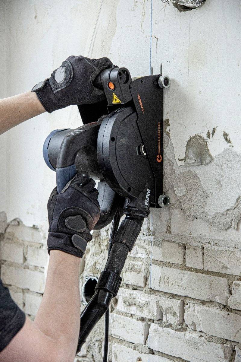 Ferm WSM1008 WSM1008 Mauernutfräse 150mm 1600W