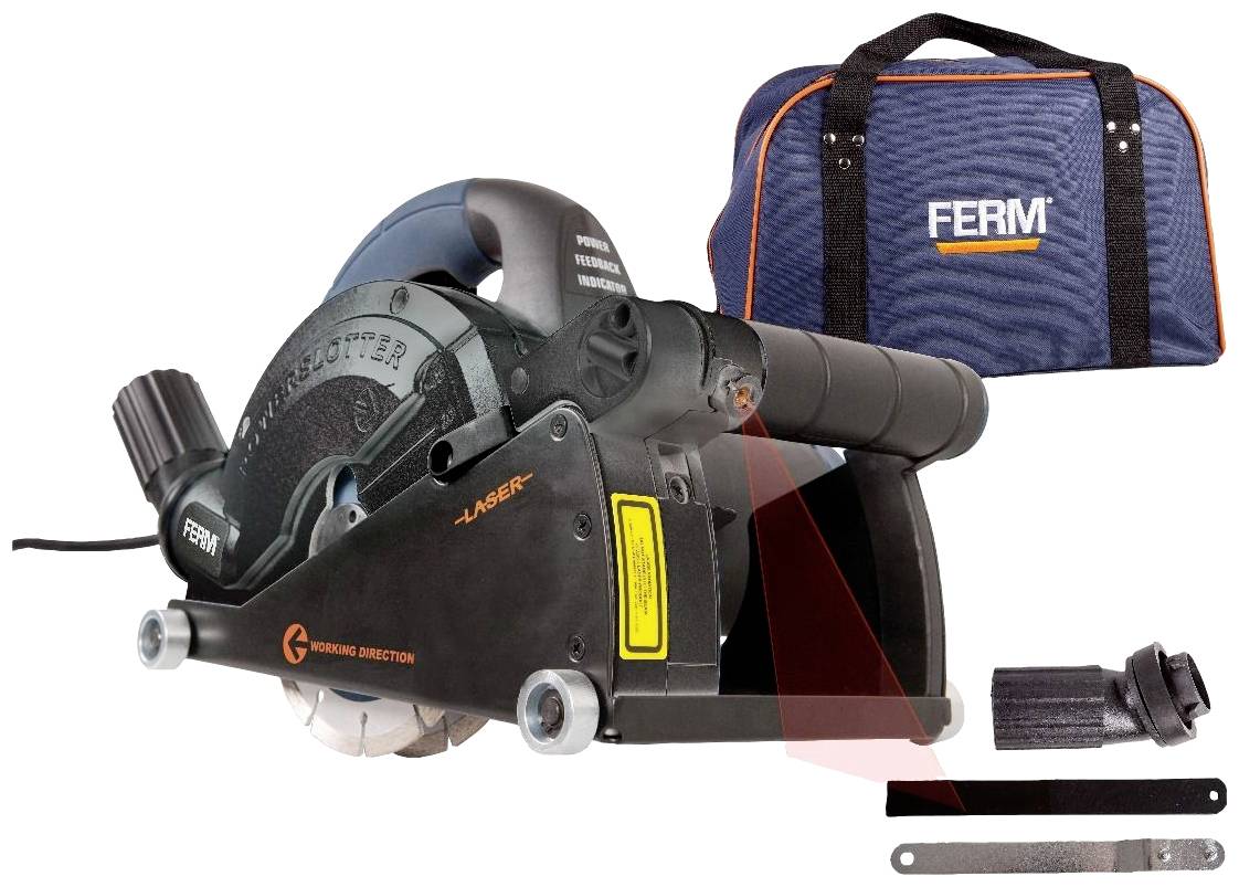 Ferm WSM1008 WSM1008 Mauernutfräse 150 mm 1600 W