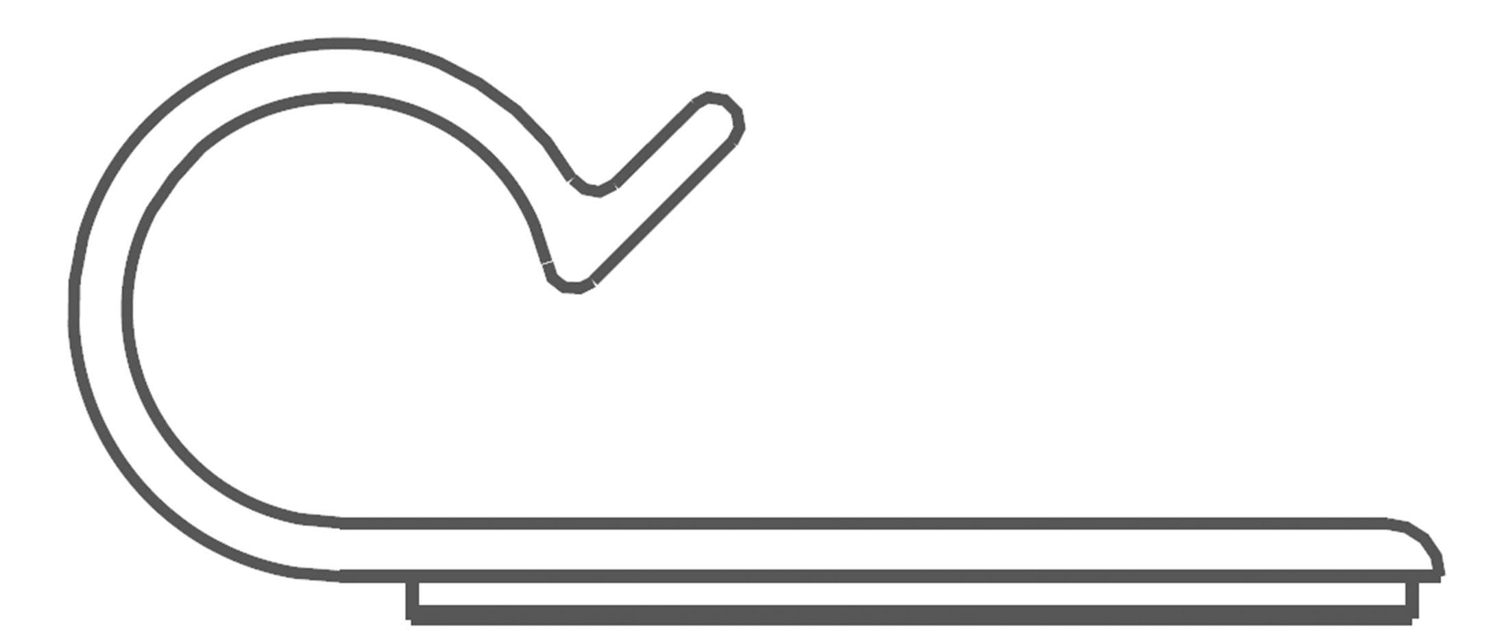 Panduit AJC12-A-C Kabelclip selbstklebend AJC12-A-C Bündel-Ø-Bereich 3mm (max) Grau