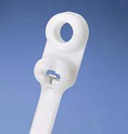 Panduit BC2S-S10-C BC2S-S10-C Kabelbinder 216mm 4.70mm Natur mit Befestigungsöse, mit Metallzunge