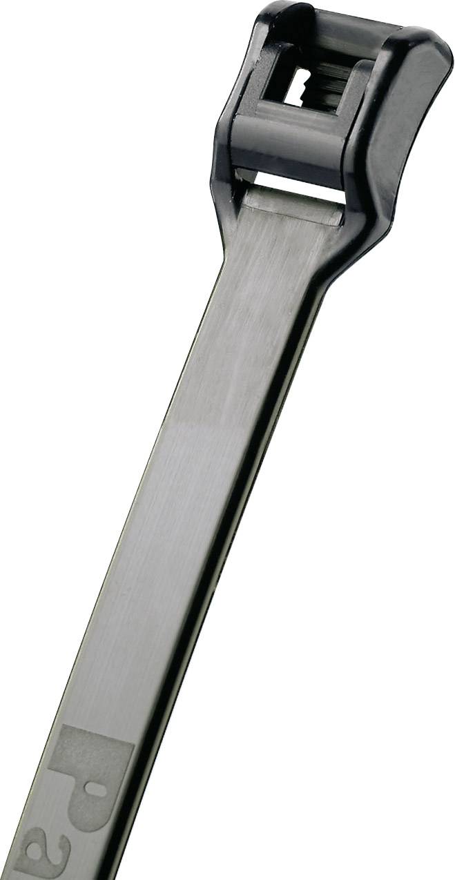 Panduit ILT3S-C0 ILT3S-C0 Kabelbinder 292 mm 4.80 mm Schwarz mit flacher Kopfgeometrie, Witterungss